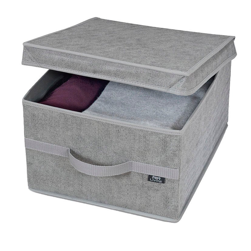 CAJA GUARDA ROPA STONE L MARCA DOMOPAK | Leroy Merlin
