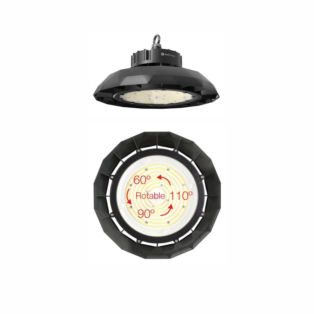 Lampa przemysłowa LED UFO LENS SWITCH 60W/80W/100W 100-260V