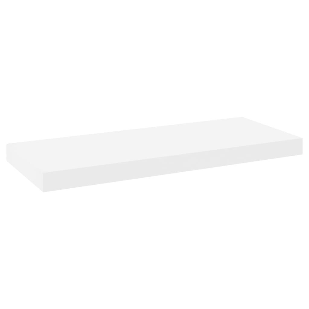 Étagère murale flottante Chêne et blanc 60x23,5x3,8 cm MDF - 3