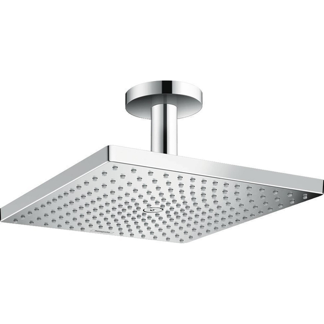 Hansgrohe Raindance E Square douche de tête E 300 Air 1jet EcoSmart avec raccordement plafond 10cm 30x30cm chrome