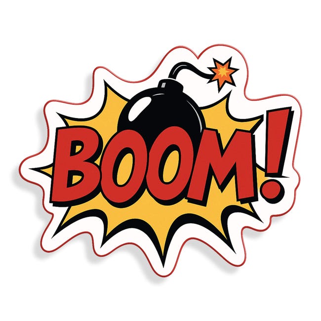 ADM - 'Boom' - Cuadro impresión sobre panel moldeado de metacrilato ...