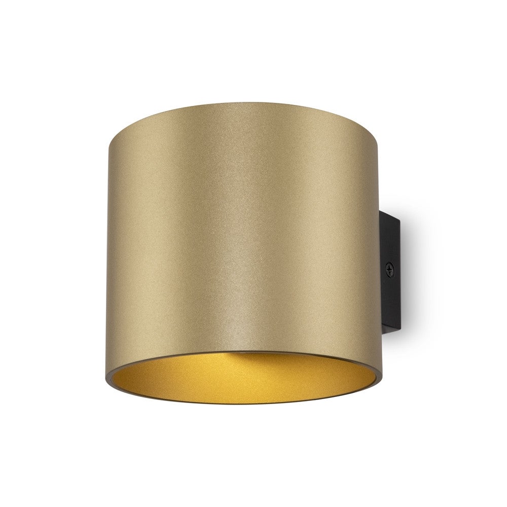 Kinkiet ścienny Rond mosiężno-złoty 1xG9x50W wym: 8,8 x 10 x 10 cm aluminium IP20 Maytoni