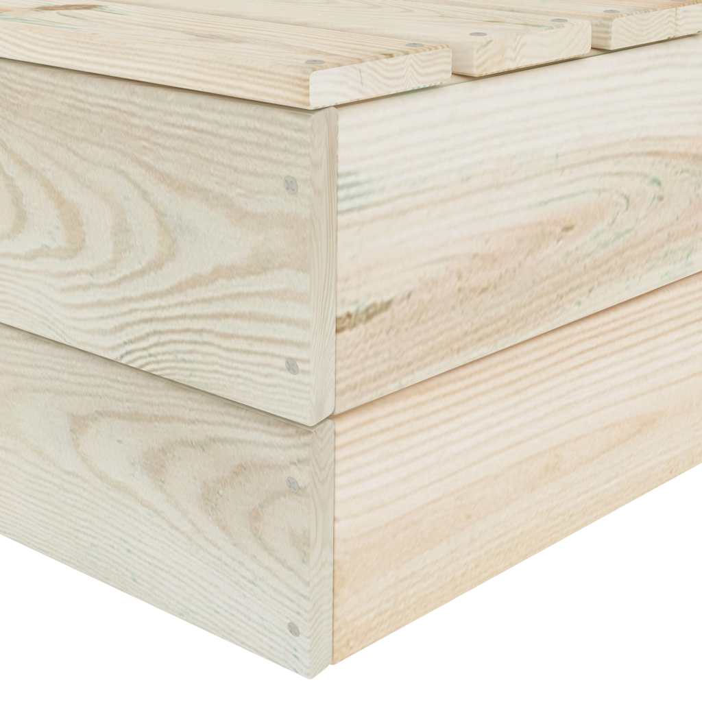 Maison Exclusive - Canapé d'angle sectionnel palette Bois d'épicéa imprégné - 6