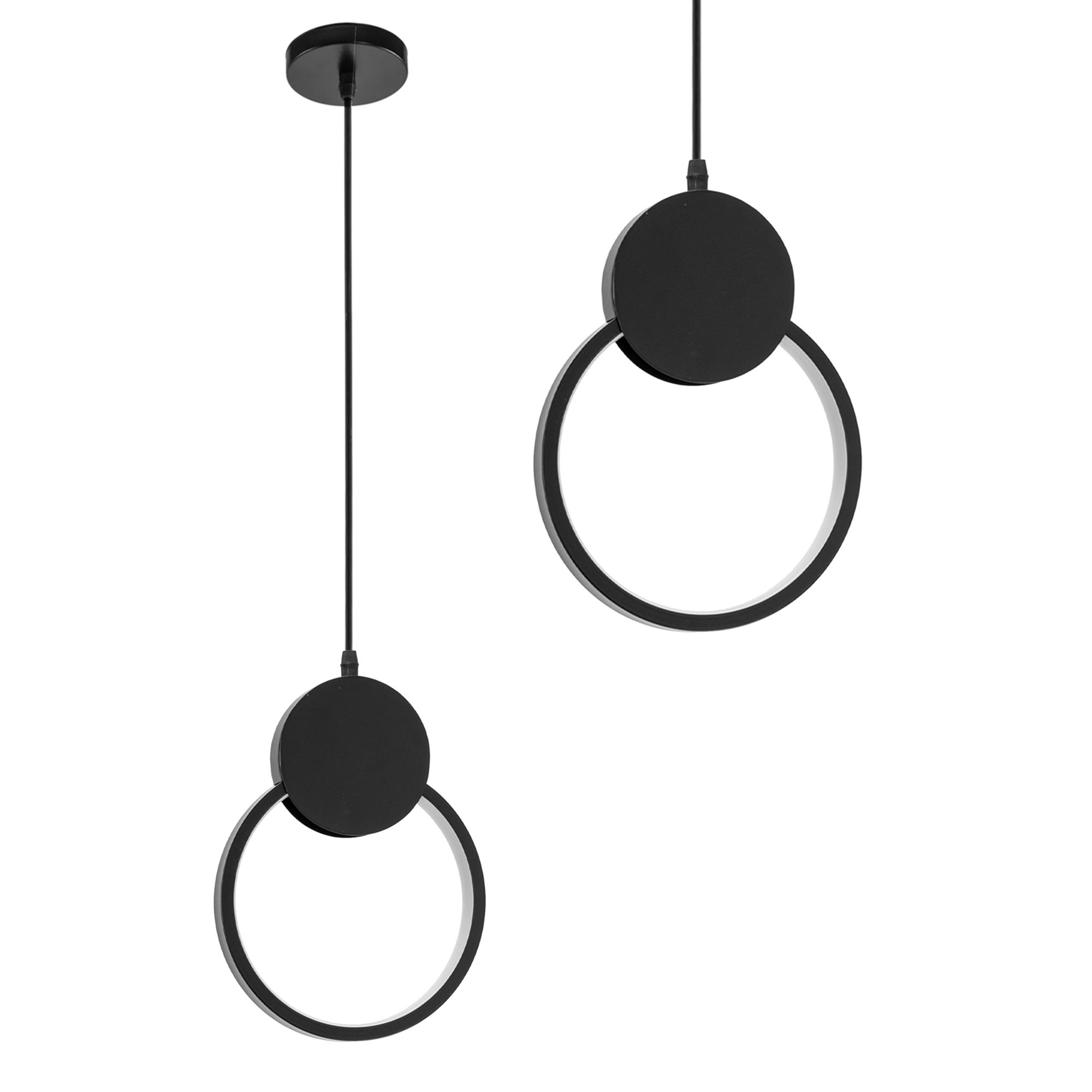 Lampa Sufitowa Wisząca Led Toolight Led App852-Cp Czarny