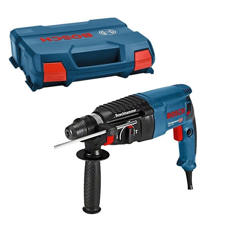 Perforateur BOSCH SDS-plus GBH 2-26 Professional - 830W 2.7J - Avec coffret et poignée - 06112A3000 - 6