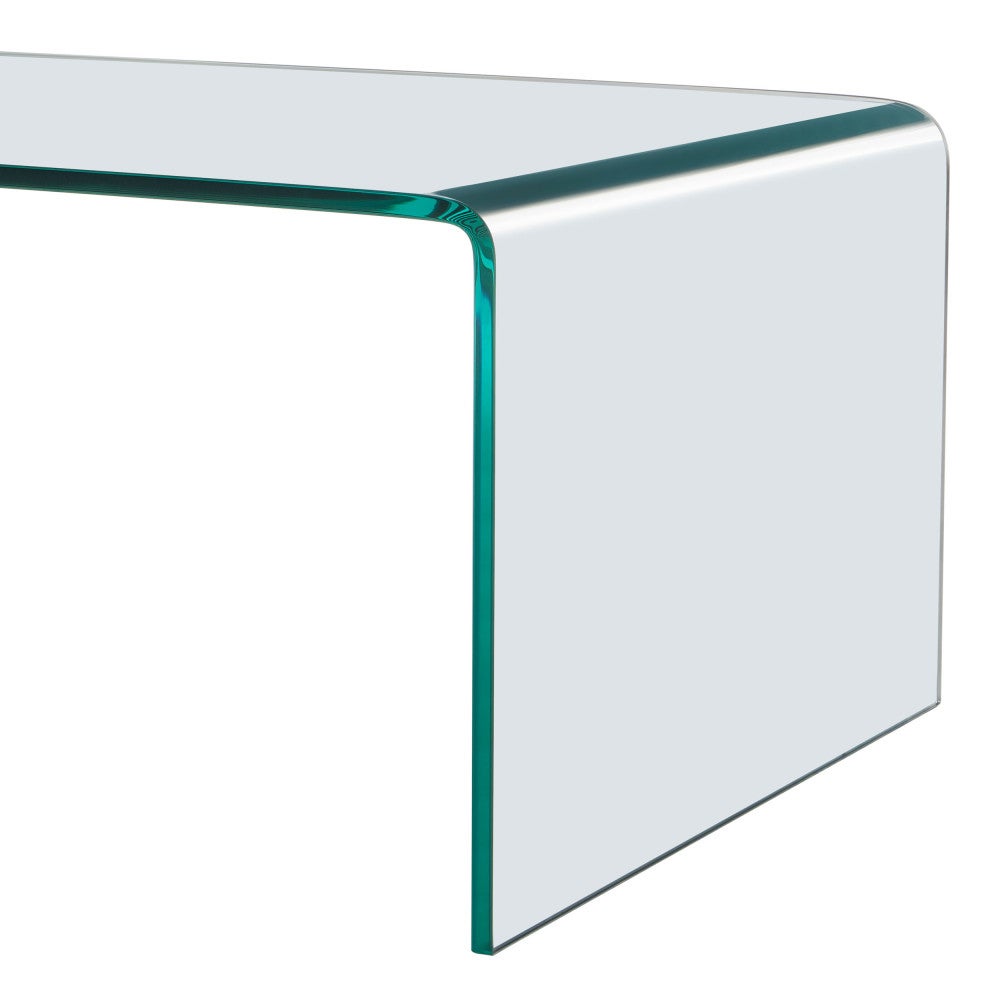 Nido - Table basse en verre L110cm - Transparent - 7