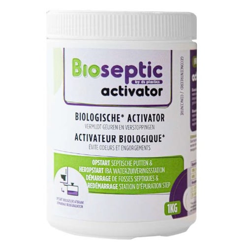 Activateur Biologique 1kg Pour La Biodégradation De Fosse Septique. Évite Odeurs Et Engorgements.