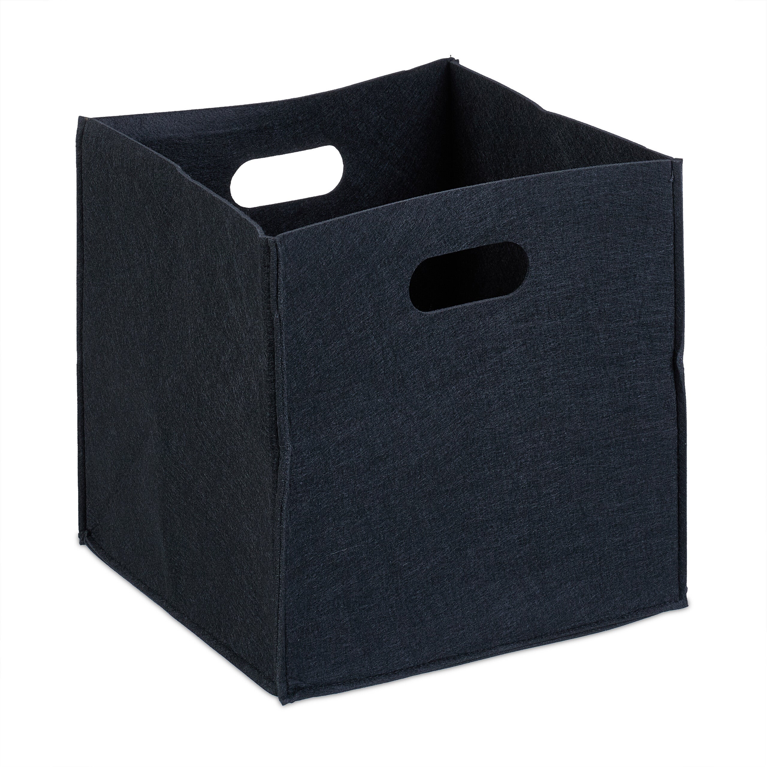 Tufa Borse in Feltro Shopper, 2 Pezzi Borsa per la Spesa in Feltro (39 x 26 x 20 cm, Grigio Chiaro/Grigio Scuro), Borsa Pieghevole in Feltro, con Manico, per Acquistare/Conservare la Legna