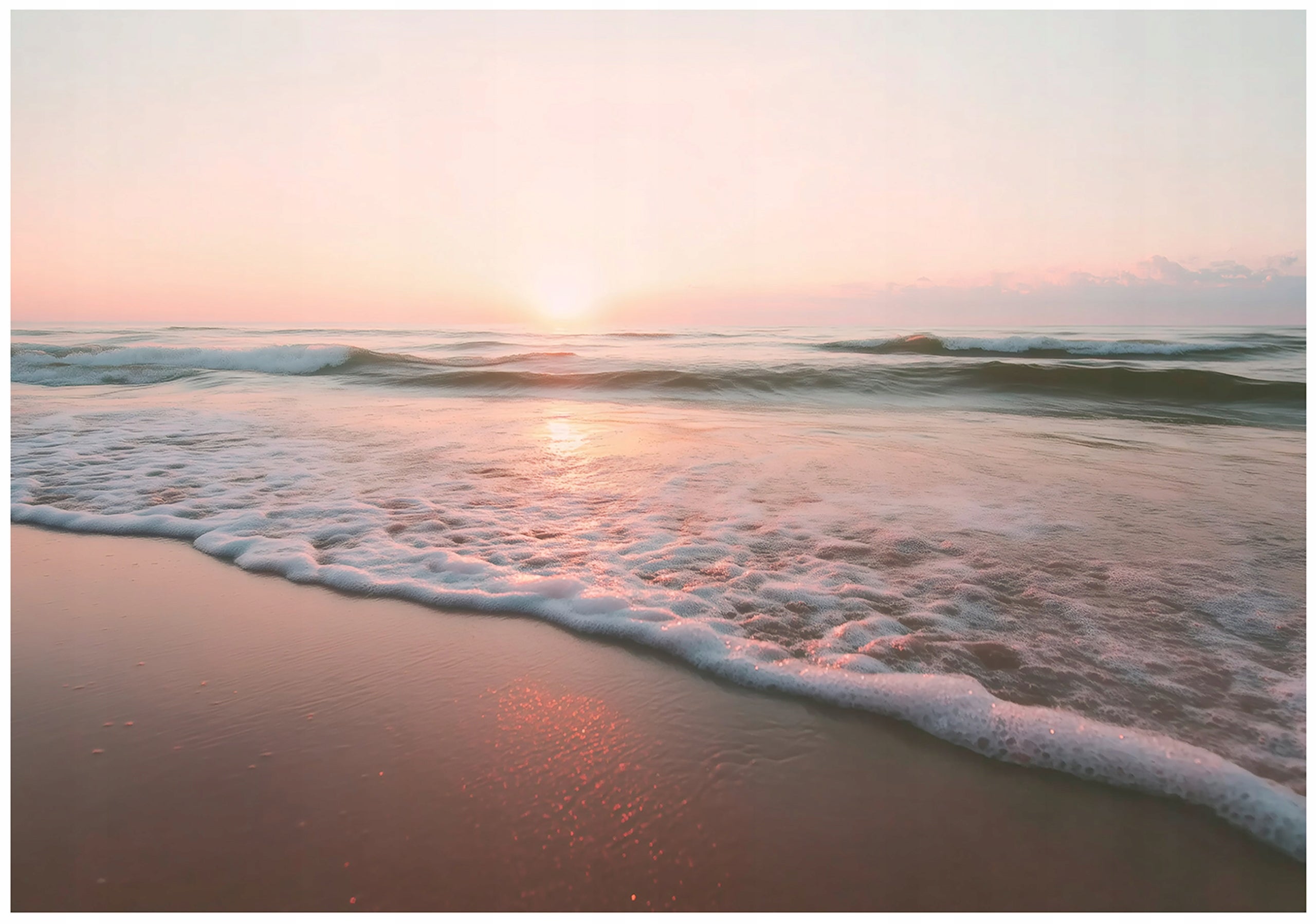 Fototapeta Plaża Morze Natura Zachód Słońca 250x175 cm Tapeta Do Sypialni Salonu Kuchni Na Flizelinie