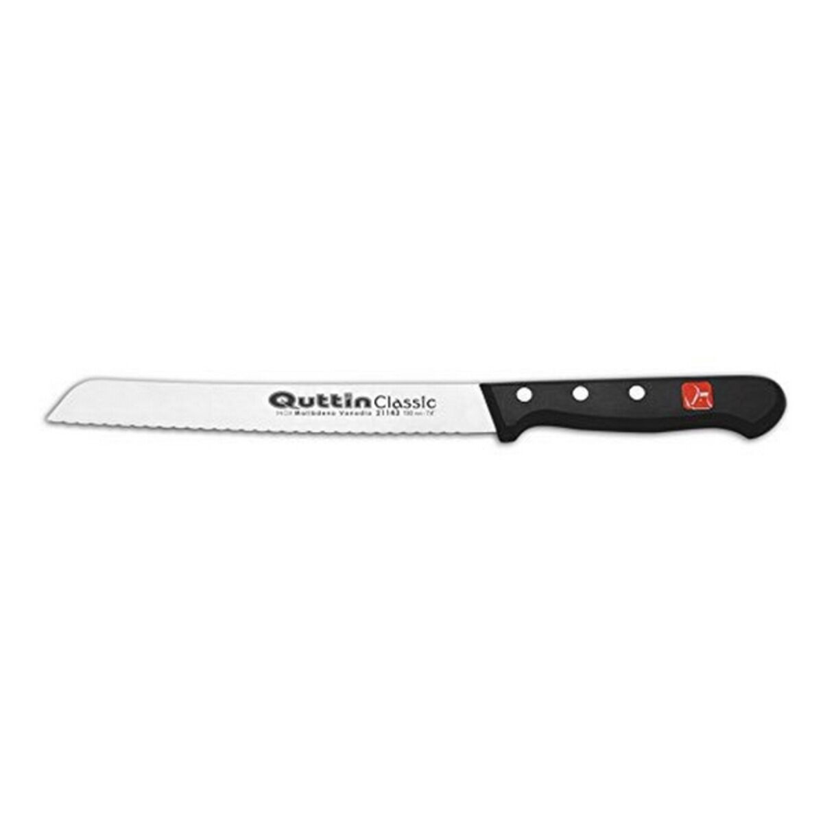 Couteau à Pain Dentelé Quttin Ivory Sybarite 20 Cm - Acier Inoxydable - Neuf