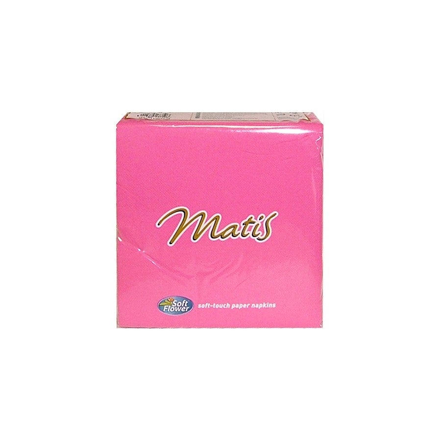 20 tovaglioli di carta rosa chiaro di 33 x 33 cm