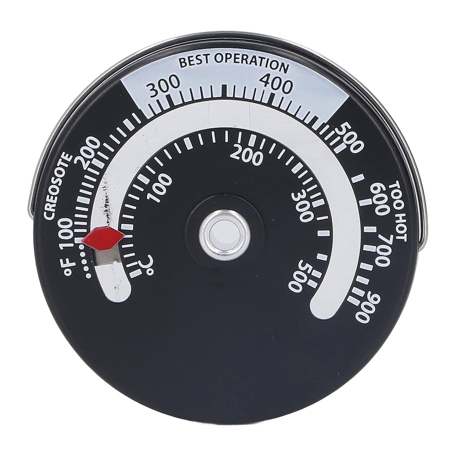 Magnetyczny termometr do pieca 0-500℃ Tarcza Wysokiej Precyzji Miernik Termometru Miernik Temperatury Piekarnika do Kominka Piece na Drewno