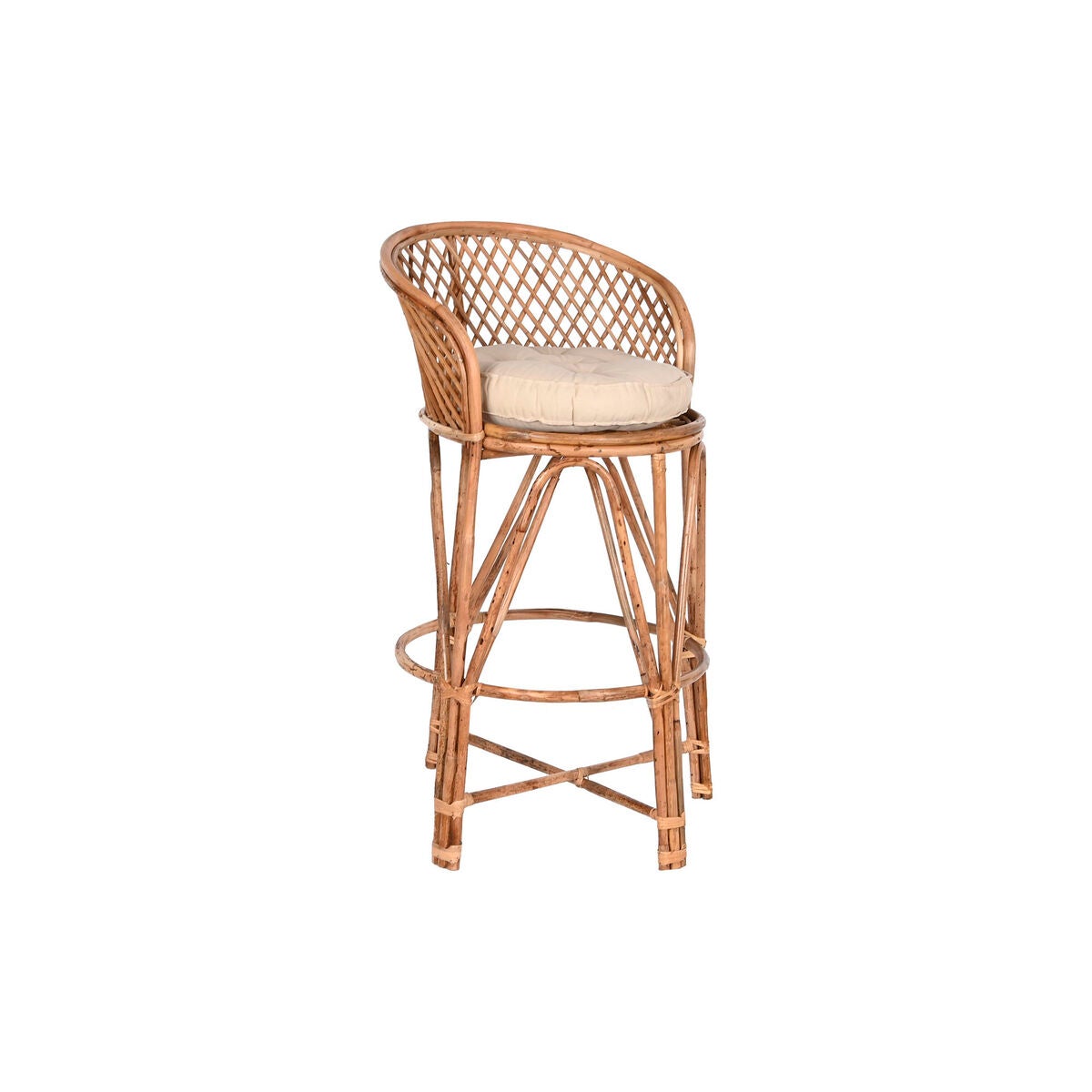 Tabouret Home ESPRIT Naturel 55 x 50 x 100 cm | Leroy Merlin