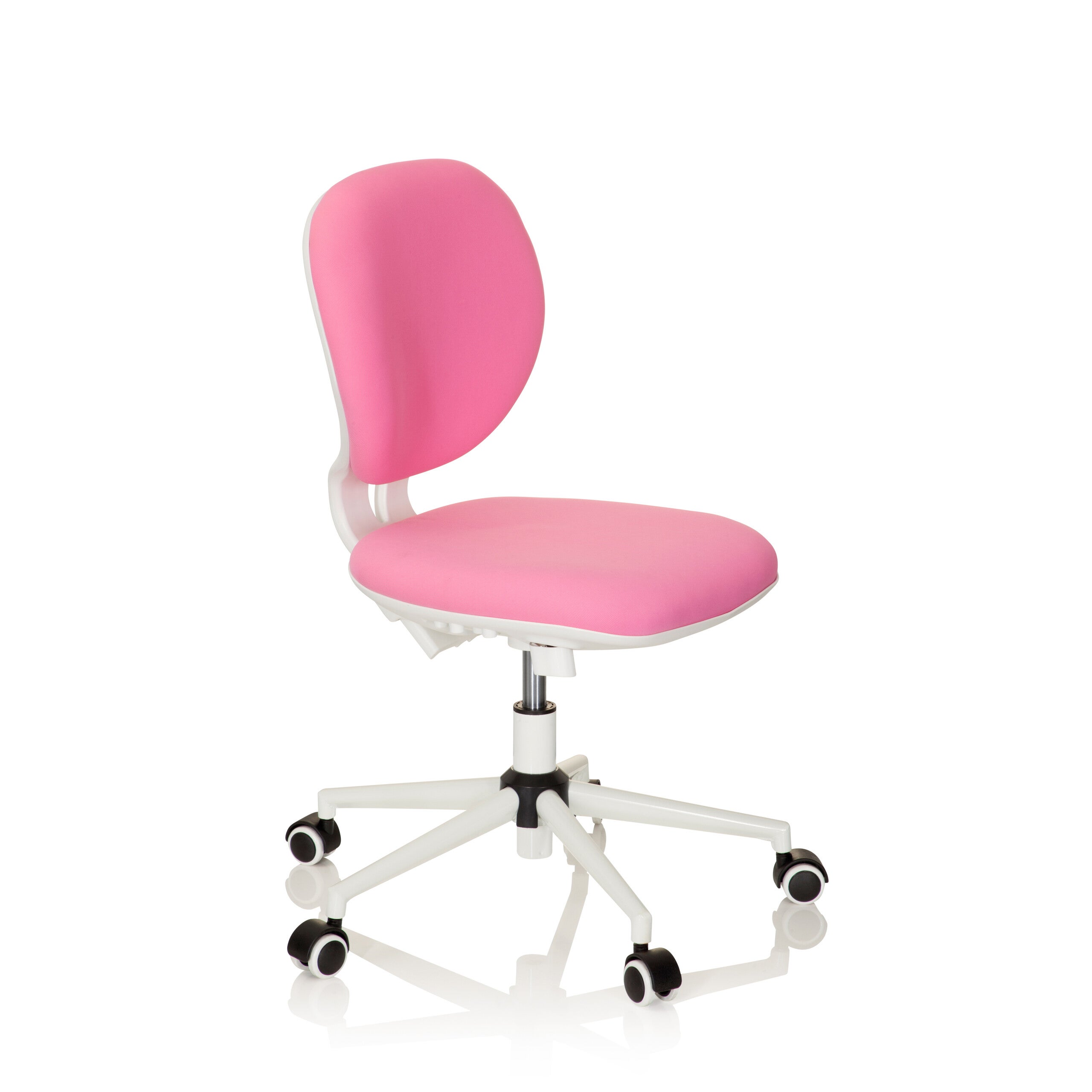 Sedia per bambini / Sedia da scrivania per bambini KID VIVO Tessuto Rosa hjh OFFICE - 4