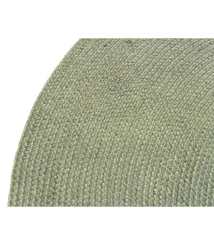 Hamid - Tapis rond d'extérieur et d'intérieur NANSA VERT 120X120 - 4