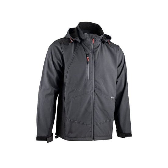 LMA Lebeurre Giacca Da Lavoro Linteau Abbottonata – Grigio, Colletto Con Cavaliere, Tasche Applicate - 2