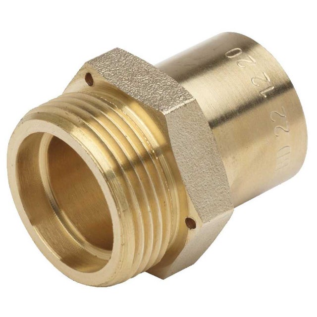 Mamelon mâle cuivre BANIDES 230506 Ø22 mm M6 pour régulateur B6