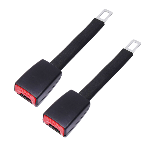 POFET Lot De 2 Régulateurs Ceinture Sécurité Voiture - Clip Anti-Cou Et Protection Grossesse (Noir)