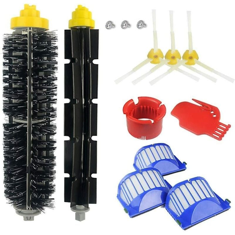 Zestaw szczotek i akcesoriów do iRobot Roomba serii 600 605 610 616 620 625 630 631 632 639 650 651 660 670 680 681 691 696 - Zestaw 13 części
