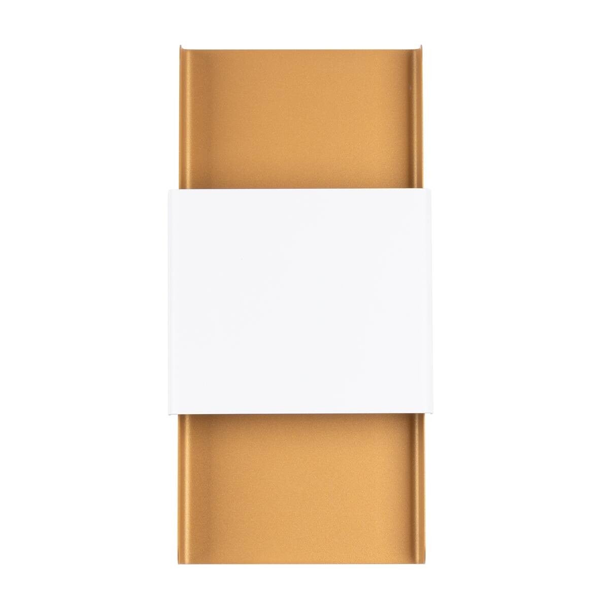 Kinkiet ścienny Durlin złoto-biały 2xG9x8W styl nowoczesny wym: 40 x 20 x 7 cm metal IP20 Sollux Lighting