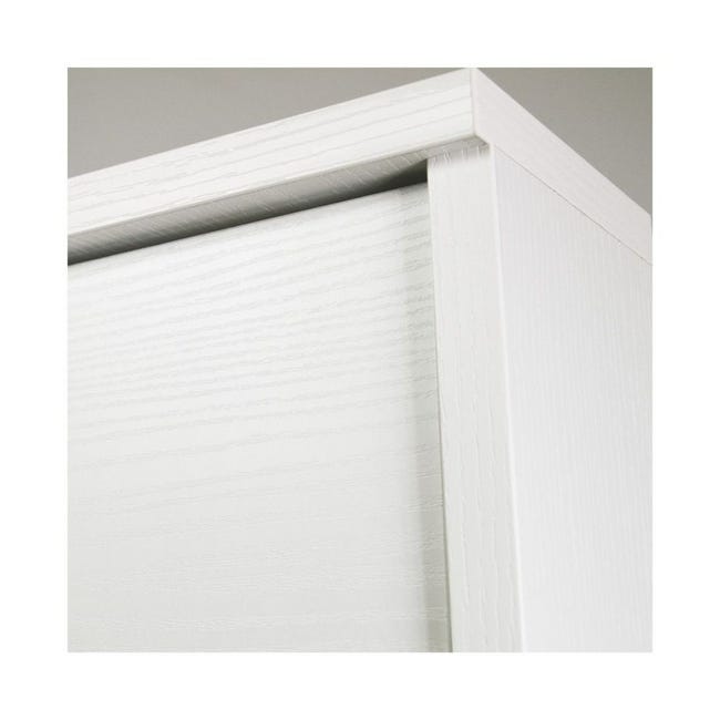 Armadio Gabriella Roba 3 Ante Con Soft-Close - Bianco, 190x139x52cm, Per Cameretta Bambini - Foto 4