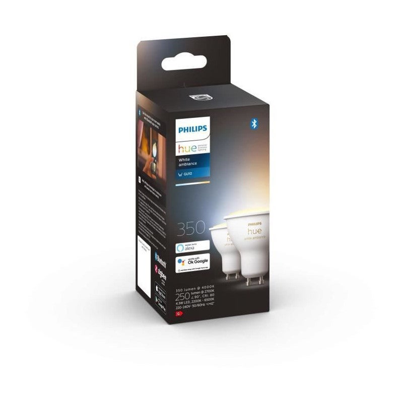 Philips Hue Ampoule Connectée White & Color Ambiance – E27 – 9W – Neuf
