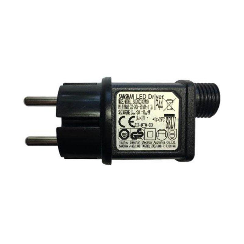 Transformateur Guirlande LED 24V 9W IP44 - Simple - SILUMEN - 3