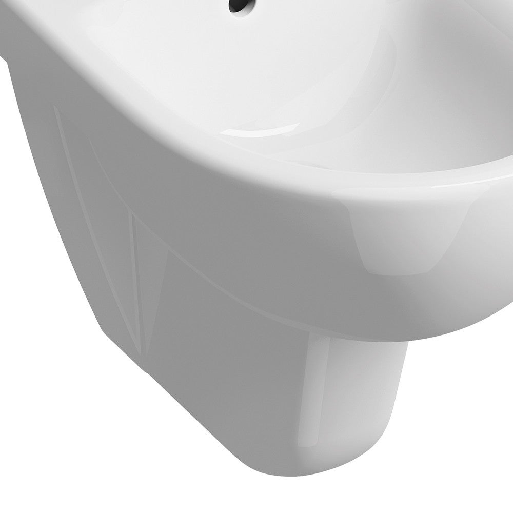 Bidé cerámico suspendido para baño de diseño moderno Geberit Selnova - 8