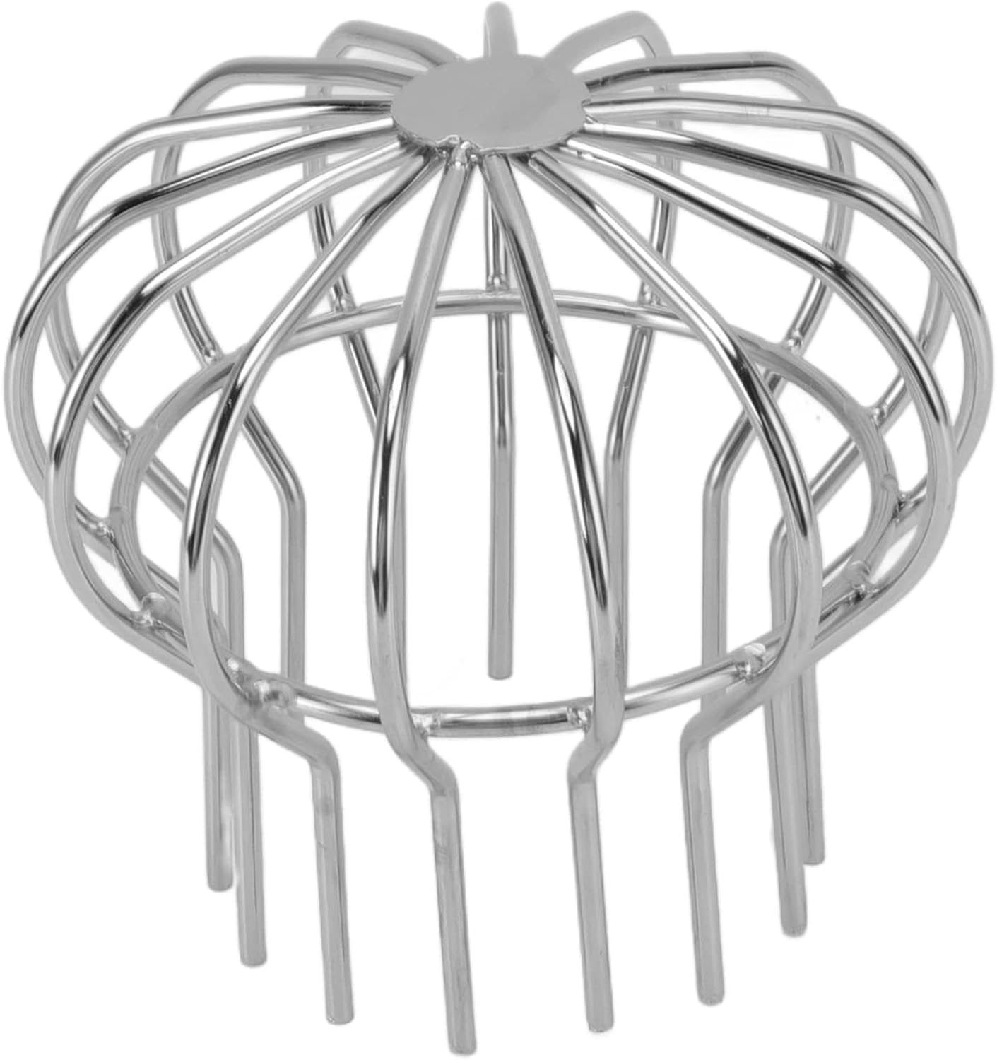 Set 6 Parafoglie Relaxdays Parafoglie Per Grondaie - Set Di 6 Filtri In Plastica Nera, 13 Cm
