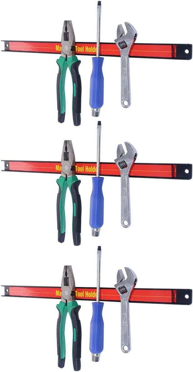Support Tournevis Clés Métallique Lot De 4 Barres Magnétiques VonHaus - Porte-Outils Mural 30,5 Cm Capacité 9 Kg Barre Magnetique Support Tournevis Clés Métallique Lot De 4 Barres Magnétiques VonHaus - Porte-Outils Mural 30,5 Cm Capacité 9 Kg Barre Magnetique