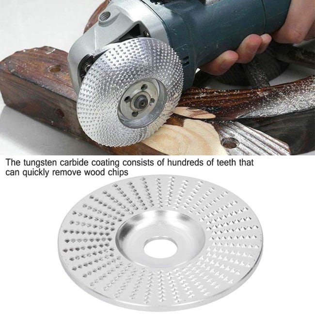 3 Pezzi Dischi Per Smerigliatrice Per Legno - Ø100mm, Per Intaglio, Modellatura E Lucidatura - Foto 12