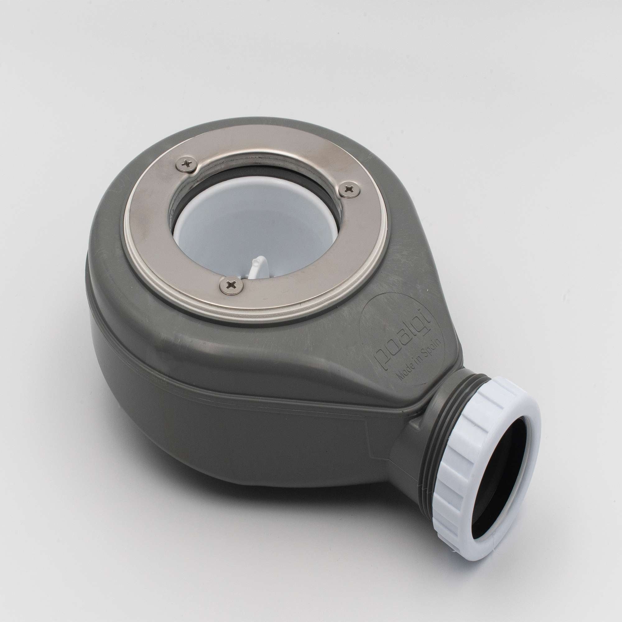 Bonde siphon diam. 90 mm extraplate universelle à évacuation horizontale pour receveur de douche, sortie en 40 mm - 2