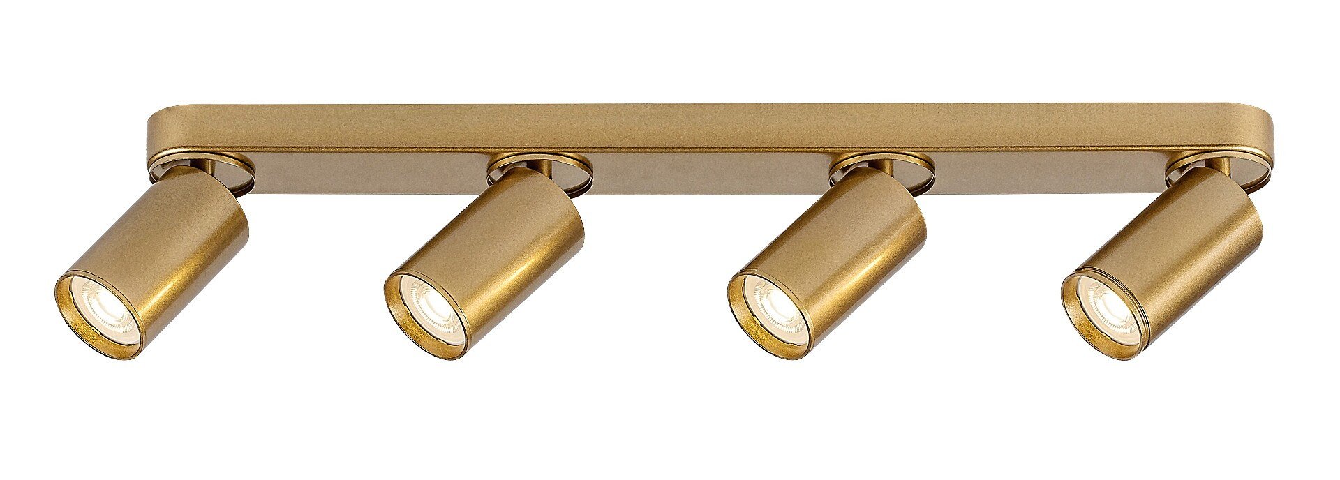 Reflektor sufitowy spot natynkowy Mirina listwa złoty 4xGU10x5W wym: 13 x 58 x 5,5 cm metal Rabalux