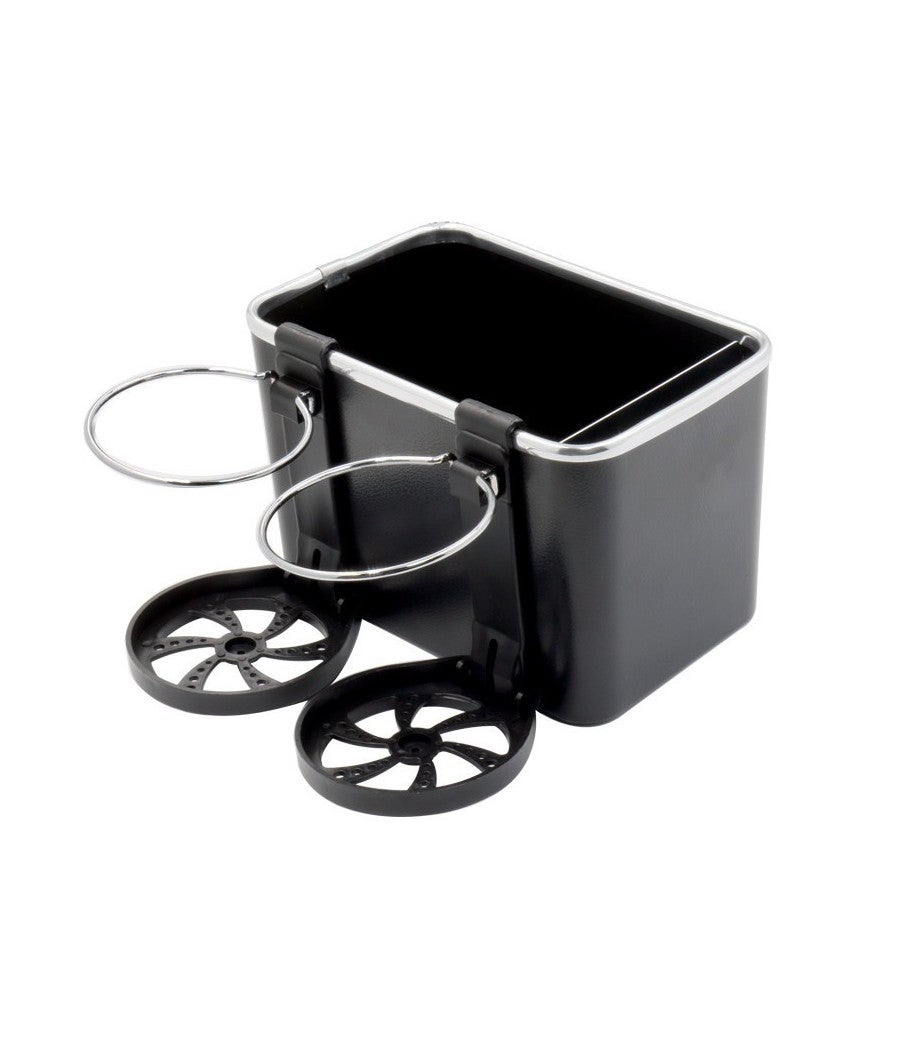 Trade Shop - Organizer Per Bracciolo Universale Portaoggetti Per Auto Con Porta Bicchieri - - 5