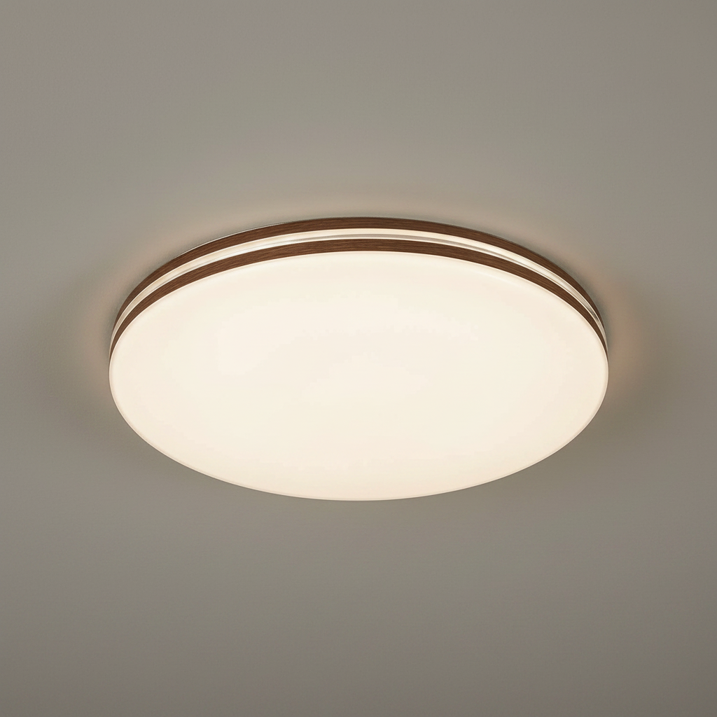 Plafon Oscar2 okrągły biały LED 18W 4000K 1350lm wym: 8 x 34 cm IP20 metal Rabalux