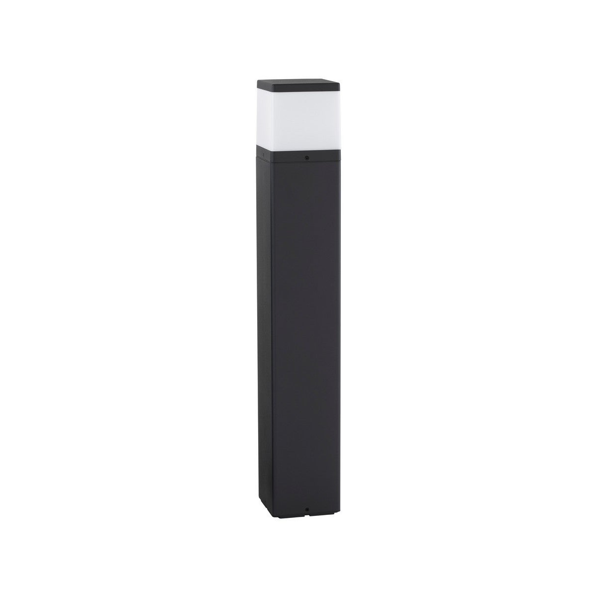 Merano Atlanta Borne extérieure 80 cm aluminium gris foncé, LED claire ...
