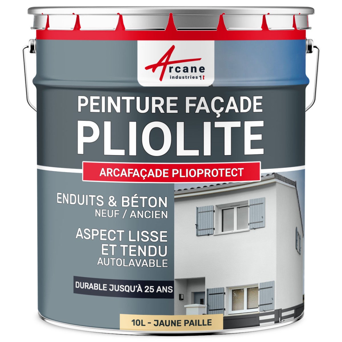 Pintura Siloxano - ARCAFAÇADE SILOXANO - 3 X 10 L Gris Platino - RAL 7036 - ARCANE INDUSTRIES 3 X 10 L Gris Platino Ral 7036 Arcane Industries 90321425