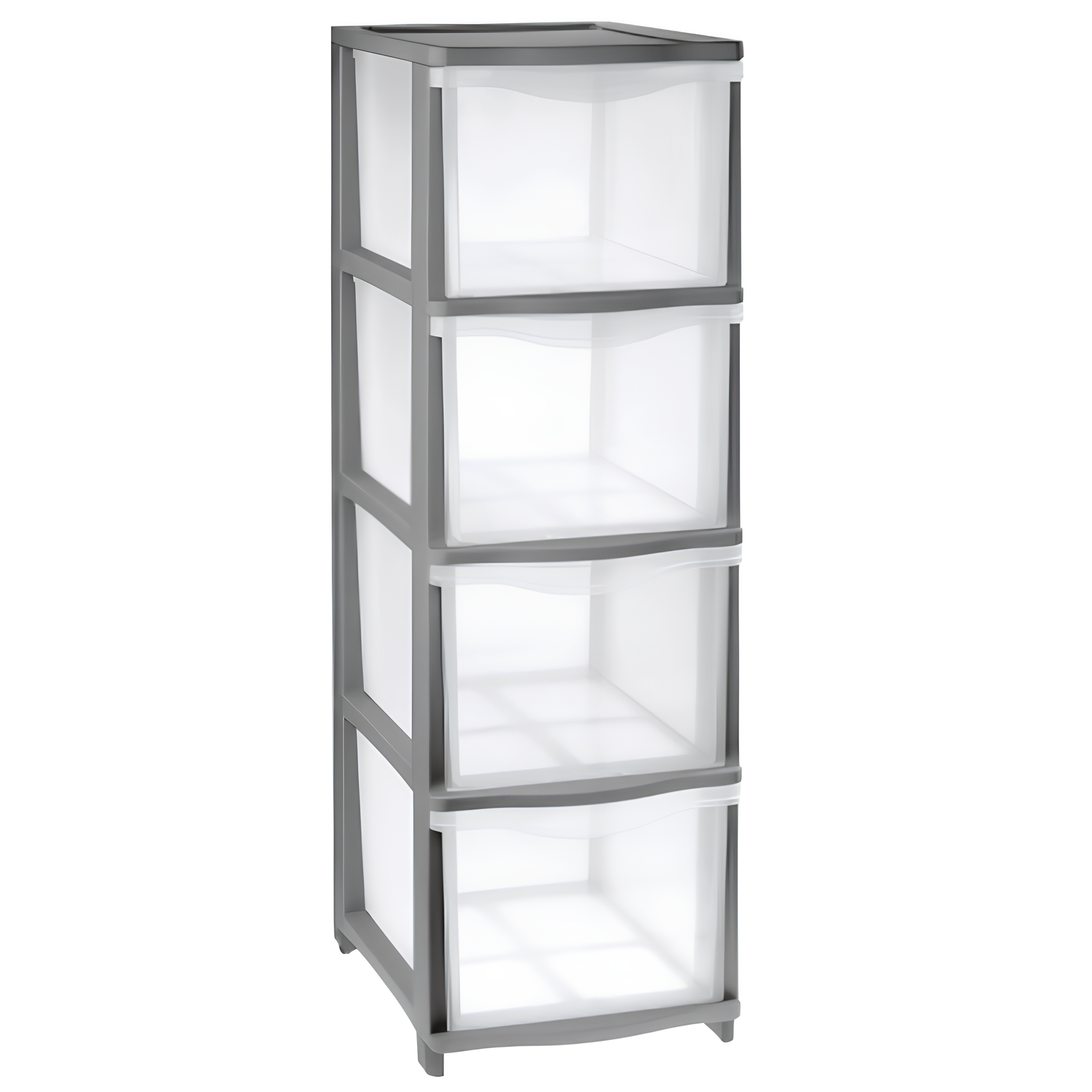 COMMODE 'COVER LINE', couleur transparent/graphite | Leroy Merlin