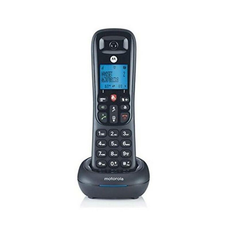 Téléphone Fixe Sans Fil Motorola CD4001 - Blocage Appels Indésirables, Répertoire 50 Contacts, Écran Rétroéclairé, Haut-Parleur Mains Libres - 2