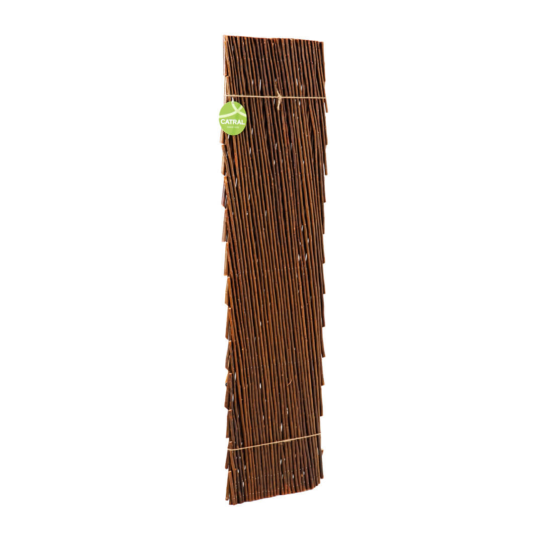 Treillis osier extensible Catral - Longueur 1,5 m - Hauteur 0,5 m - Sans feuillage artificiel - 2