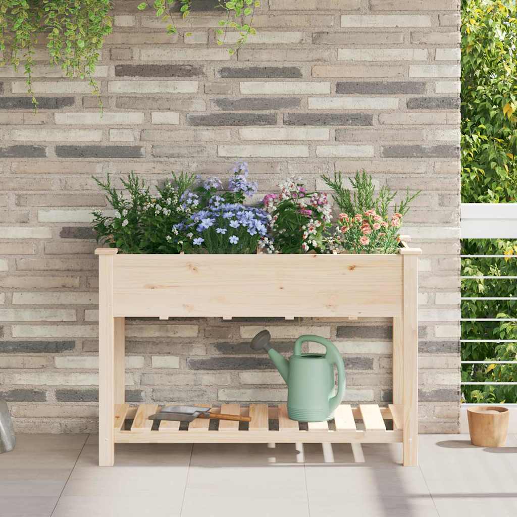 Cache-pot Home ESPRIT Blanc Beige Porcelaine 15 x 15 x 26.5 cm (2 Unités)
