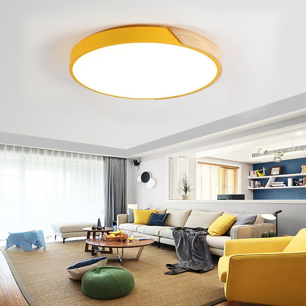 Plafonnier LED Rond RGBIC 24W - 16 Millions De Couleurs - Télécommande Et App - Dimmable - Diamètre 30 Cm