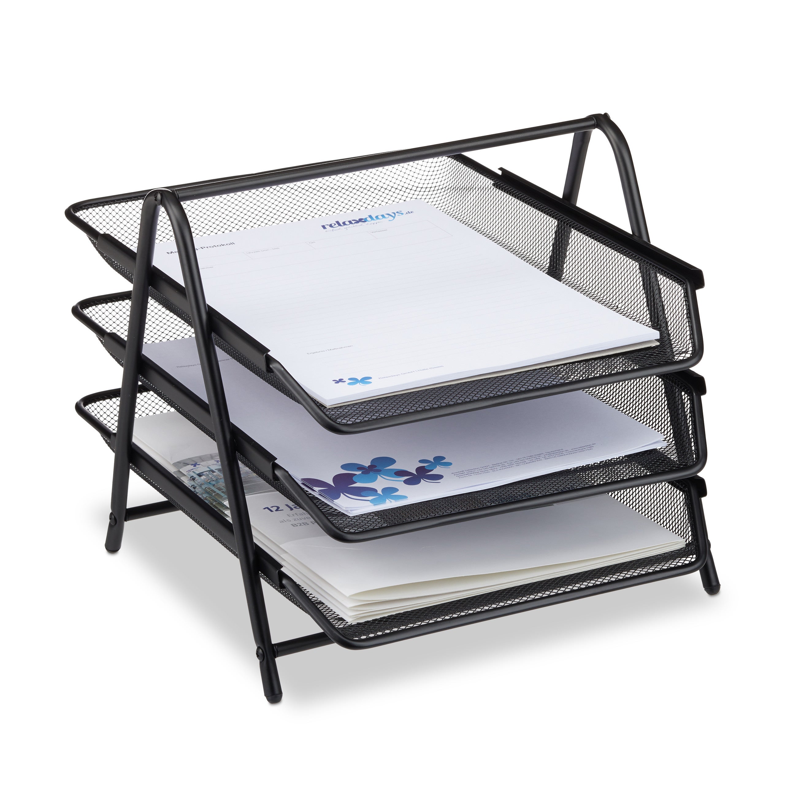 Portacorrispondenza Ufficio Portadocumenti In Metallo Scomparti