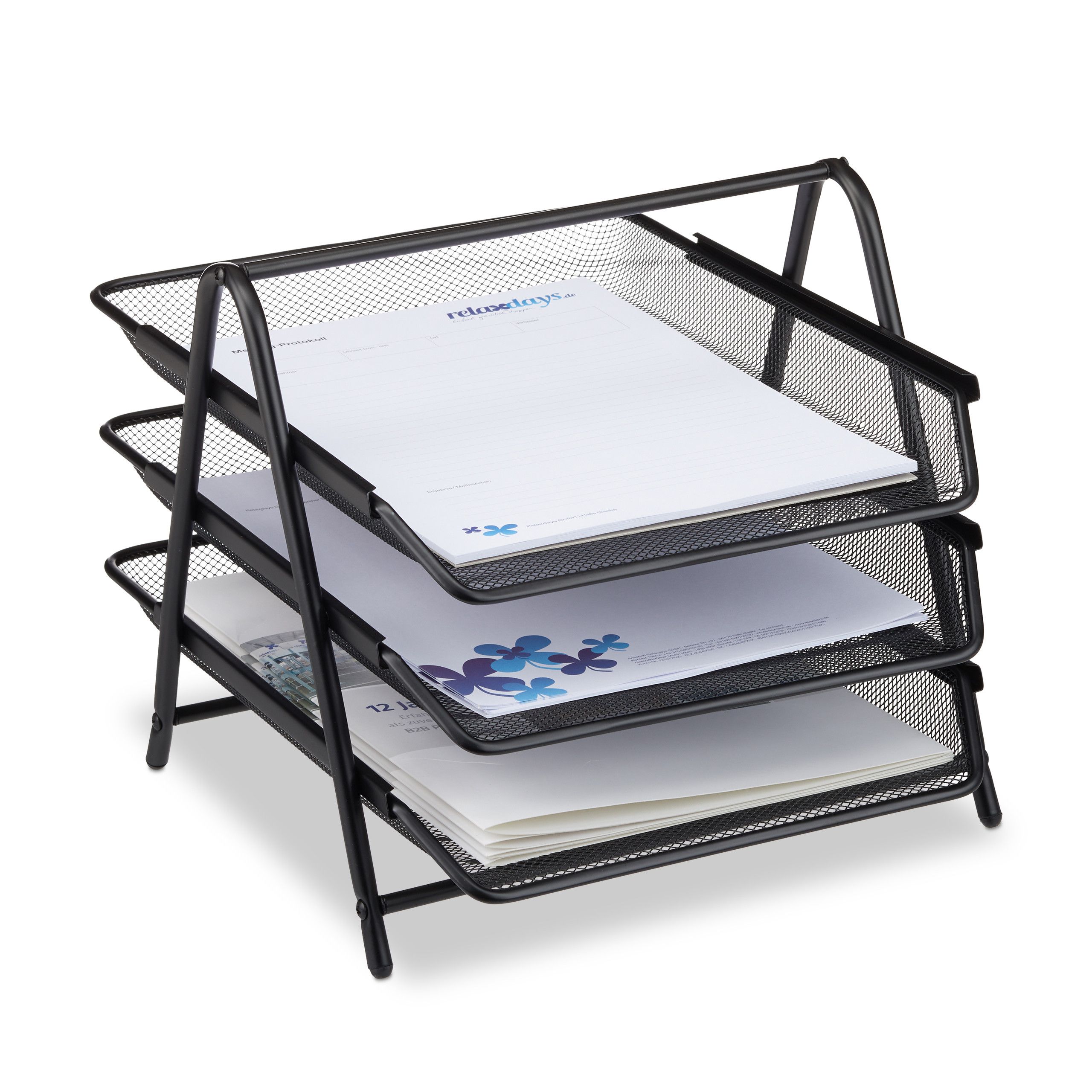 Portacorrispondenza Ufficio Portadocumenti In Metallo Scomparti