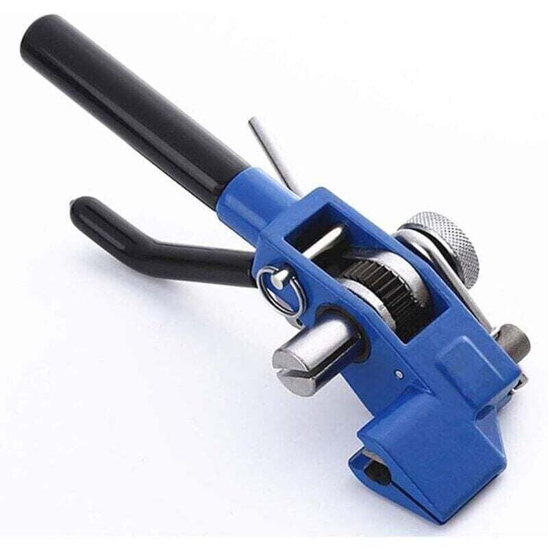 Tendeur de feuillard, Outil pour tendeur en acier inoxydable, Attaches de câble Fixation de coupe de tension, Outil de mise en bande guidé à la main - 4