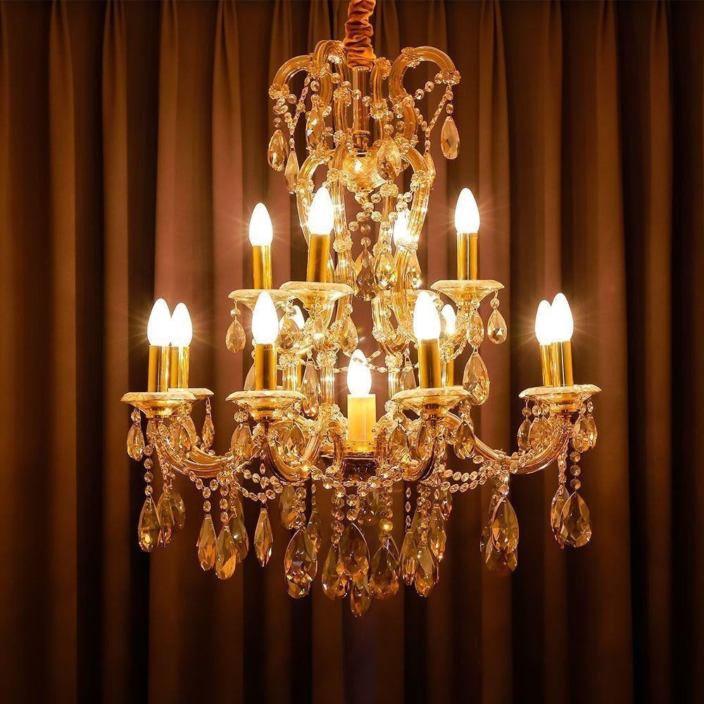 Lampadina a candela LED E14 4W VT-1818 - 6400K - 4