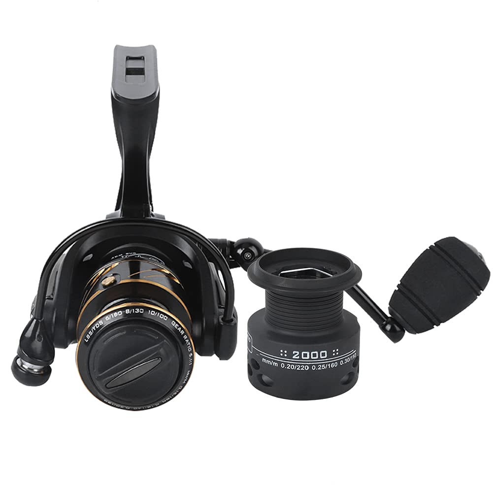 Accessorio per mulinello per attrezzi da pesca in mare con rotella per pesce in metallo di alta qualità (RT2000) - 6