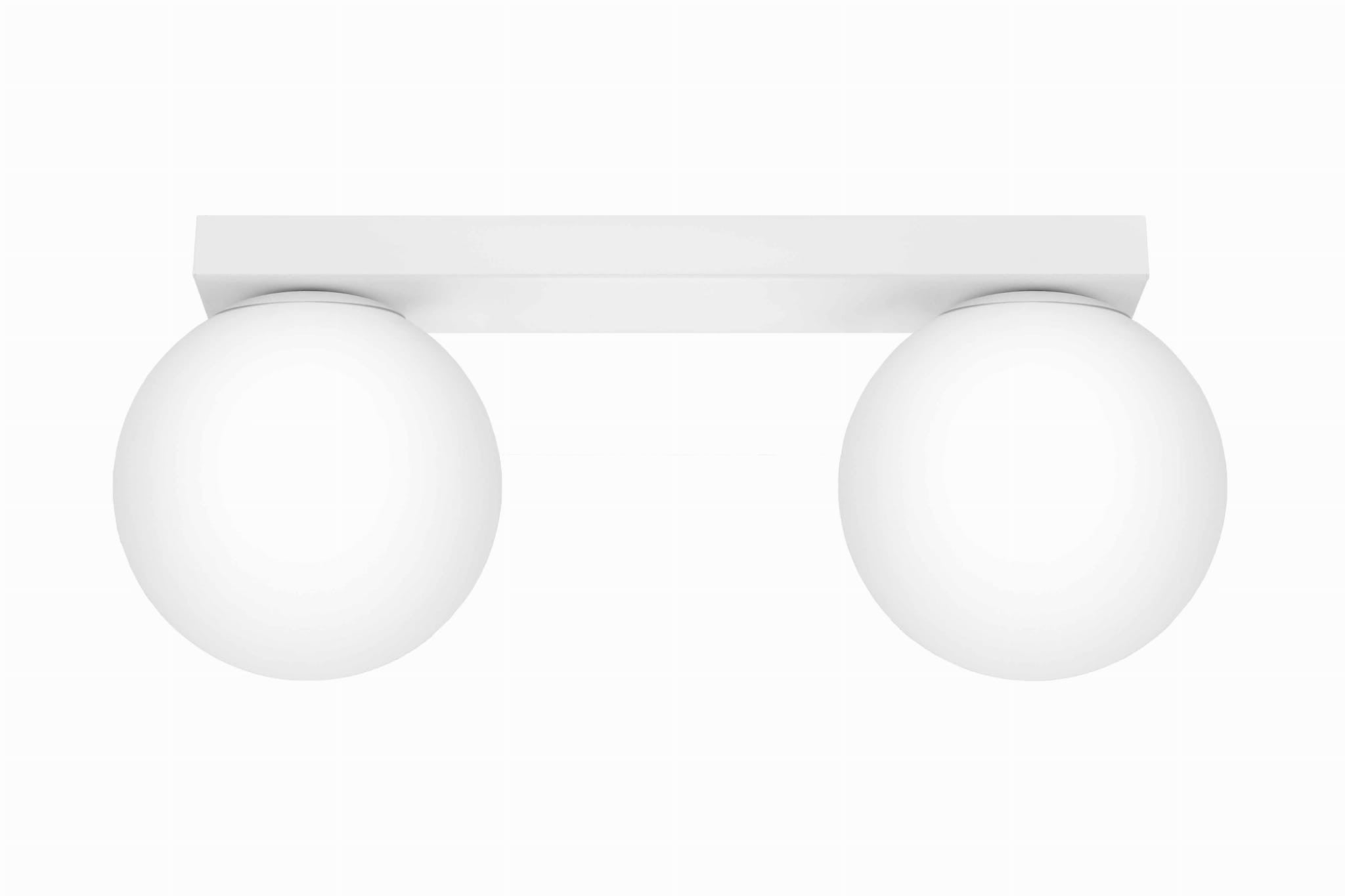 Lampa sufitowa wisząca Yoli biała 2xG9x12W listwa wym: 14,5 x 34,5 x 12 cm szkło Sollux Lighting