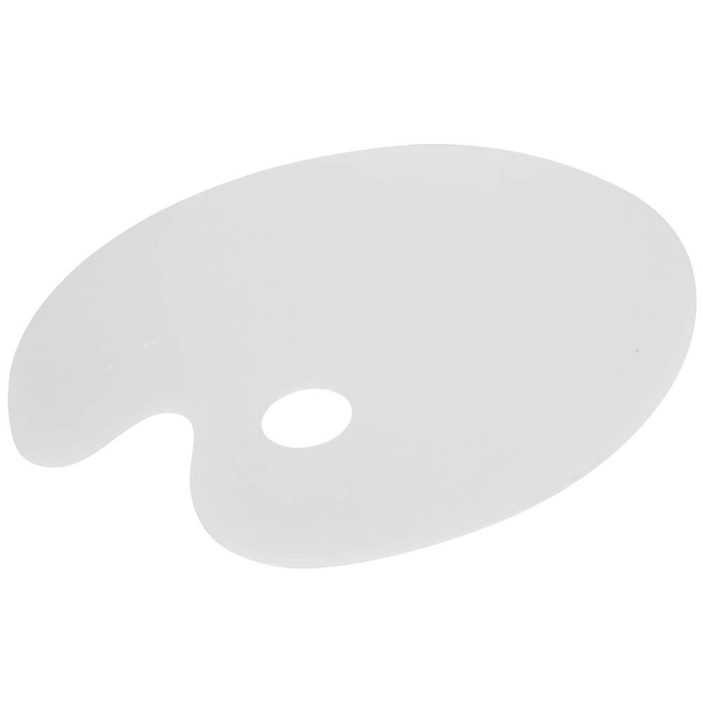Palette de peinture acrylique transparente ovale pour mélanger les couleurs, fournitures d'art - 6