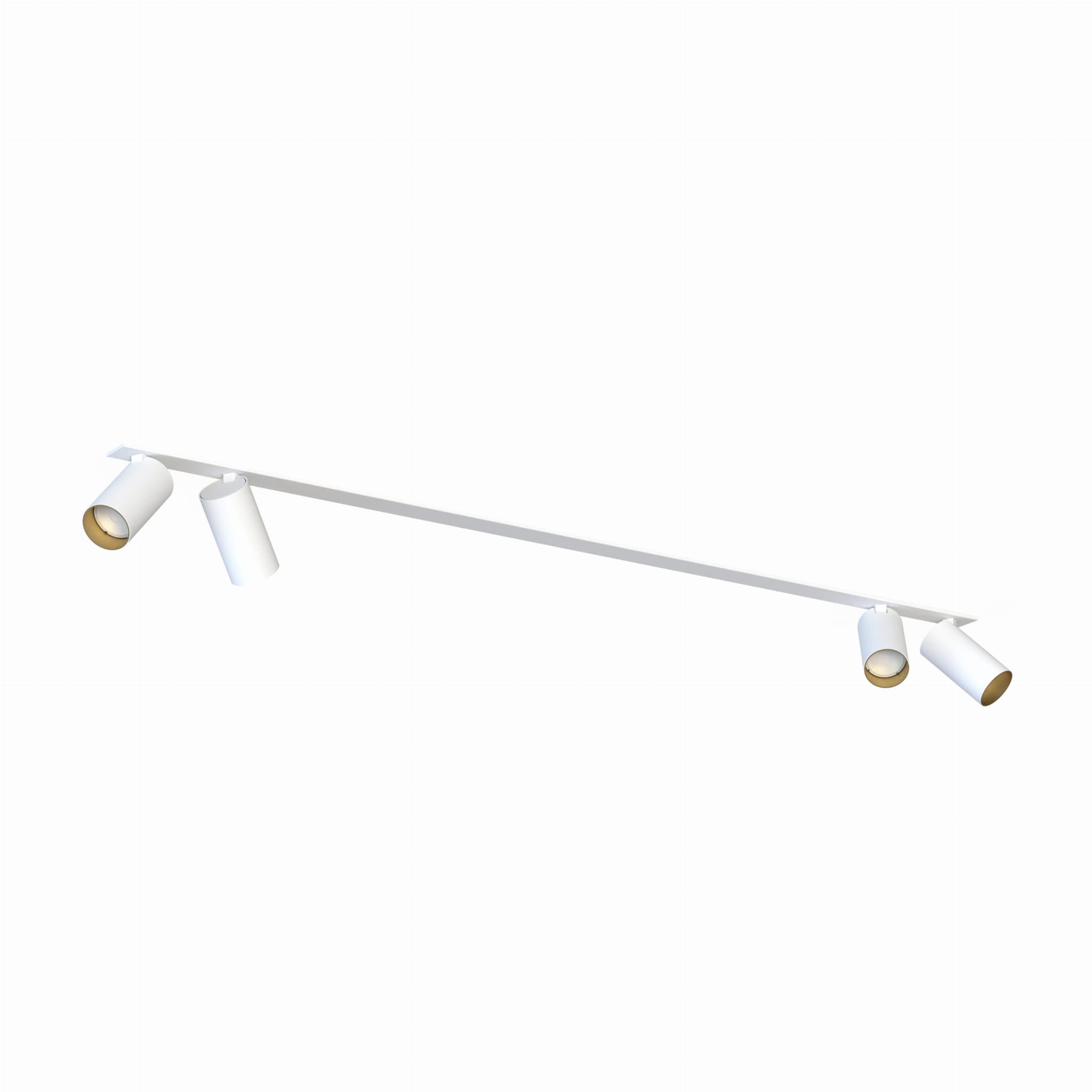 Oprawa sufitowa wpuszczana podtynkowa Mono Surface biało-złota 4xGU10x10W listwa ruchoma IP20 wym: 11 x 20 x 130 cm metal Nowodvorski Lighting